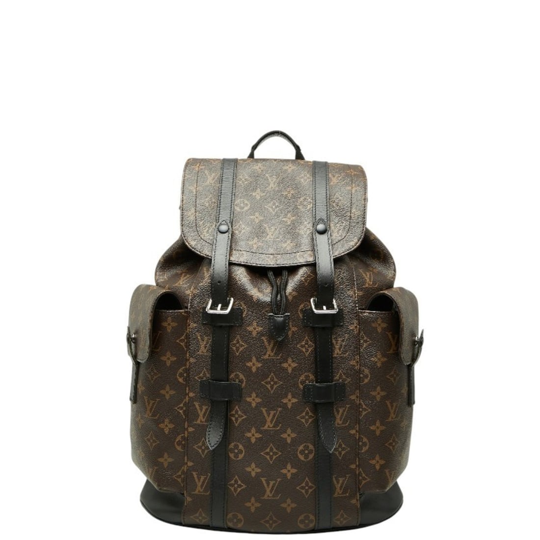 Louis Vuitton Monogram Macassar Christopher MM Backpack M43735 Brown Noir Black Leather Men's LOUIS: --- Catalog ---Category: SizeSize (HxWxD): 45cm x 33cm x 12cm / 17.71'' x 12.99'' x 4.72''Category: DesignType: BackpackColor: Black, Brown, NoirGender: MenMaterial: PVC , Leather Category: GeneralMPN