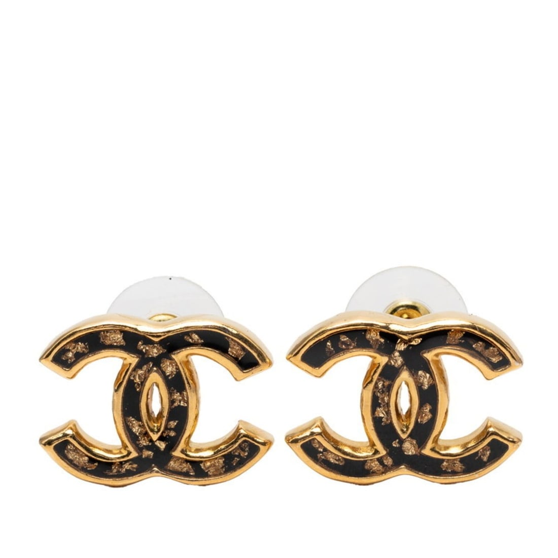 Chanel Coco Mark Stud Earrings L23C Gold Black Plated Women's CHANEL: --- Catalog ---Category: SizeSize (HxWxD): 16.10mm x 22.10mm / 0.63'' x 0.87''Category: DesignType: Stud earringsColor: Black, GoldGender: WomenCategory: GeneralBrand: Chanel--- Item List ---Section: 