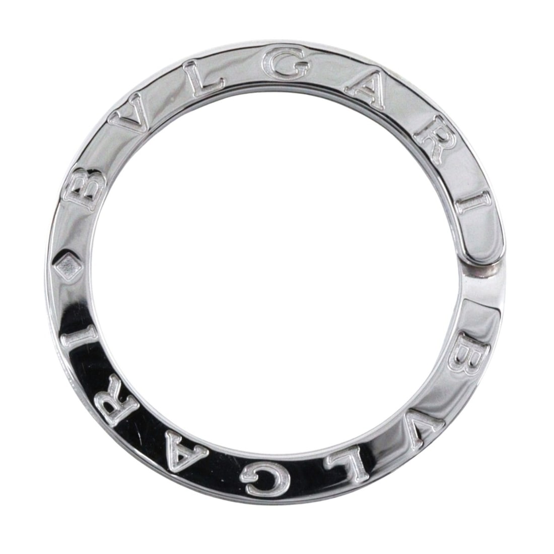 Bulgari BVLGARI Keyring Keychain, Sterling Silver 925, Unisex: --- Catalog ---Category: SizeWeight: 11.2g / 0.39oz.Category: DesignType: KeyringColor: SilverGender: Unisex,Men,WomenMaterial: Silver 925Category: GeneralBrand: Bvlgari--- Item List ---Section: Condi