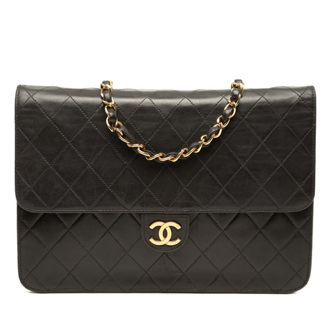 Chanel Matelassé Coco Mark Crossbody Chain Shoulder Bag Push Lock Black Lambskin Women's CHANEL: --- Catalog ---Category: SizeSize (HxWxD): 17cm x 25cm x 3cm / 6.69'' x 9.84'' x 1.18''Category: DesignType: Shoulder bagColor: BlackGender: WomenMaterial: Leather Leather/Fur Type: LambskinCategory: 