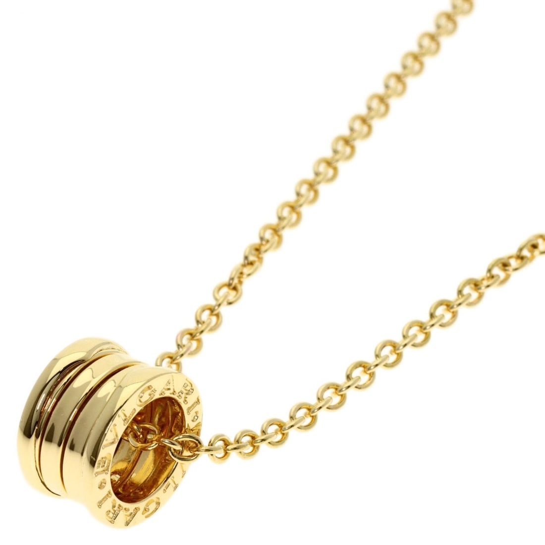 BVLGARI B-zero1 Necklace, 18K Yellow Gold, Women's: --- Catalog ---Category: SizePendant Size: 14.4mm x 8.7mm / 0.56'' x 0.34''Neck Circumference: 44.5 cm / 17.51''Category: DesignColor: Yellow goldGender: WomenMaterial: Yellow gold (18K)Necklace Type: