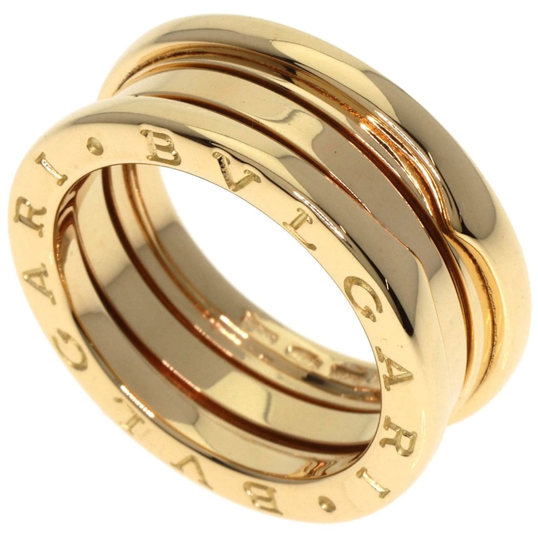 BVLGARI B-zero1 3-band ring #54, 18K yellow gold, women's.: --- Catalog ---Category: SizeUS Size: 7Brand Size: 54Category: DesignType: Band ringColor: Yellow goldGender: WomenMaterial: Yellow gold (18K)Category: GeneralBrand: Bvlgari--- Item List ---Section: C