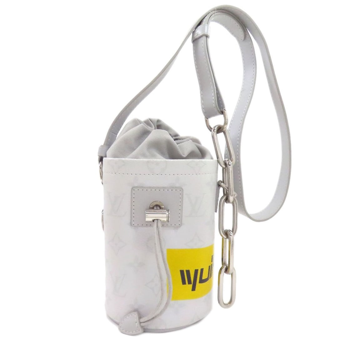 Louis Vuitton M44631 White Monogram Logo Chalk Nano Bag Shoulder Canvas Women's LOUIS VUITTON: --- Catalog ---Category: SizeSize (HxWxD): 21cm x 12cm x 12cm / 8.26'' x 4.72'' x 4.72''Category: DesignType: Shoulder bagColor: Monogram, WhiteGender: WomenMaterial: Monogram , Canvas Category: Gener