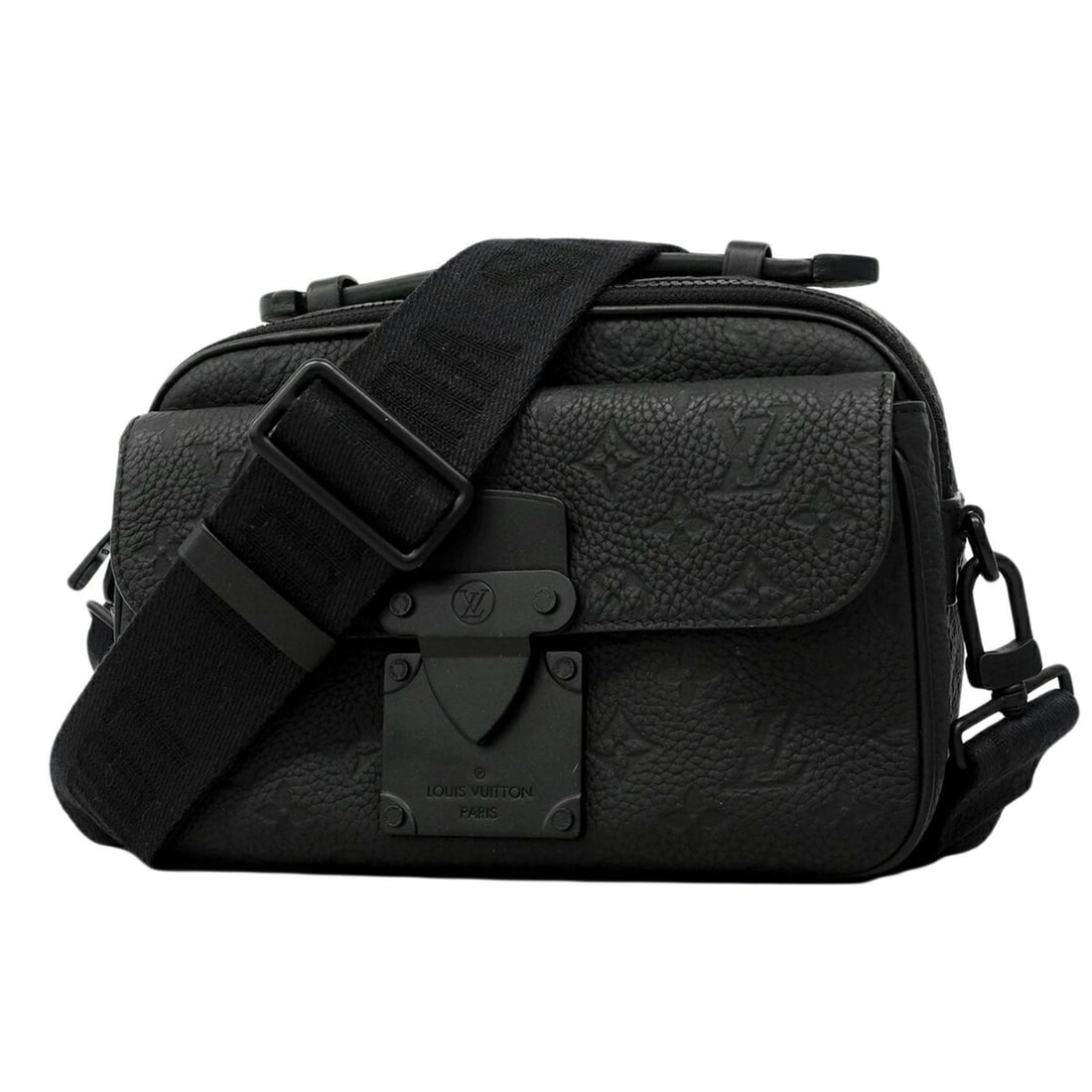 Louis Vuitton Taurillon Leather S-Lock Handbag M58489 Black 2-way Bag for Men P3032502: --- Catalog ---Category: SizeSize (HxWxD): 17.5cm x 24.5cm x 9.5cm / 6.88'' x 9.64'' x 3.74''Category: DesignType: HandbagColor: BlackGender: MenCategory: GeneralMPN: M58489Brand: Louis Vuitton--- Ite