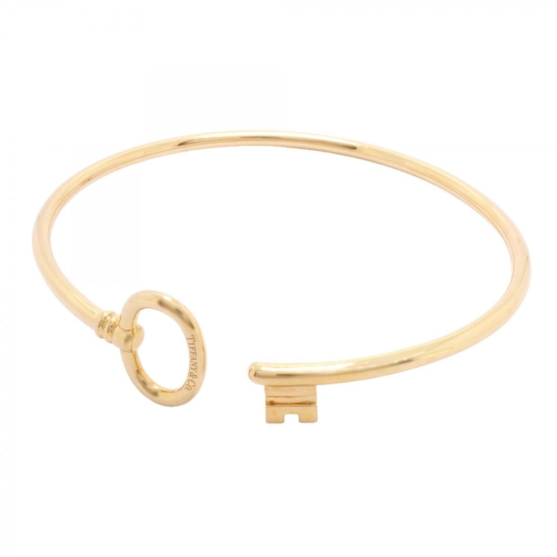 Tiffany & Co. Key Wire Bangle, 18K Yellow Gold, Women's: --- Catalog ---Category: SizeLength: 16cm / 6.29''Category: DesignType: BangleGender: WomenMaterial: Yellow gold (18K)Category: GeneralBrand: Tiffany--- Item List ---Section: ConditionRanking: Rank AB