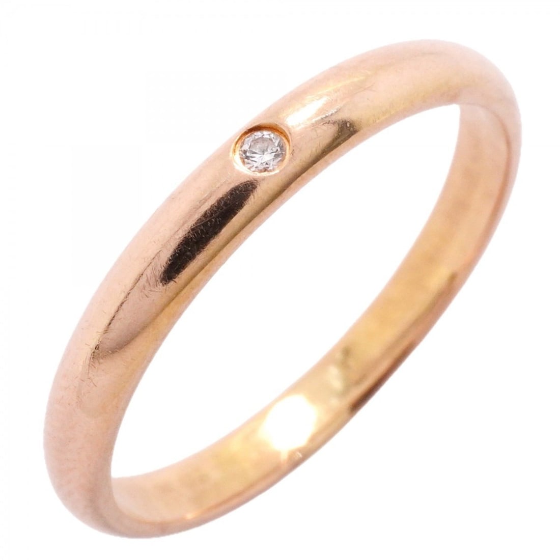 Cartier Classic Ring, 1PD (18K Pink Gold) with Diamond, Size 52, Ladies': --- Catalog ---Category: SizeUS Size: 6.5Brand Size: 52Category: DesignType: Band ringStone: DiamondGender: WomenMaterial: Pink gold (18K)Category: GeneralBrand: Cartier--- Item List ---Section: Condi