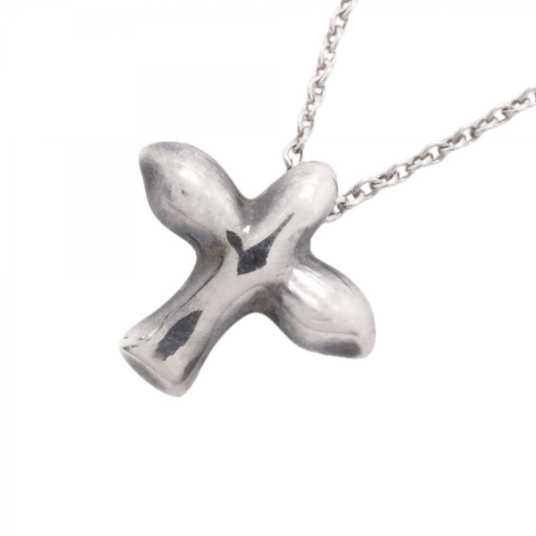 Tiffany & Co. Bird Cross Necklace, Sterling Silver 925, Women's: --- Catalog ---Category: SizePendant Size: 11.9mm x 12.8mm / 0.46'' x 0.5''Neck Circumference: 41.5 cm / 16.33''Category: DesignGender: WomenMaterial: Silver 925Necklace Type: NecklaceCategory: Genera