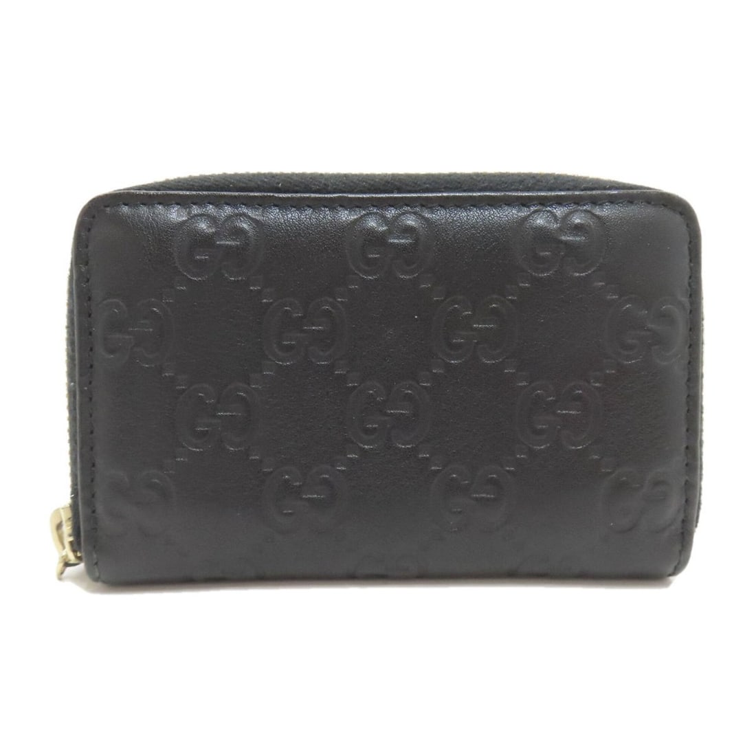 Gucci 255452 GG Signature Shima Coin Case Leather Women's GUCCI (1 of 15)