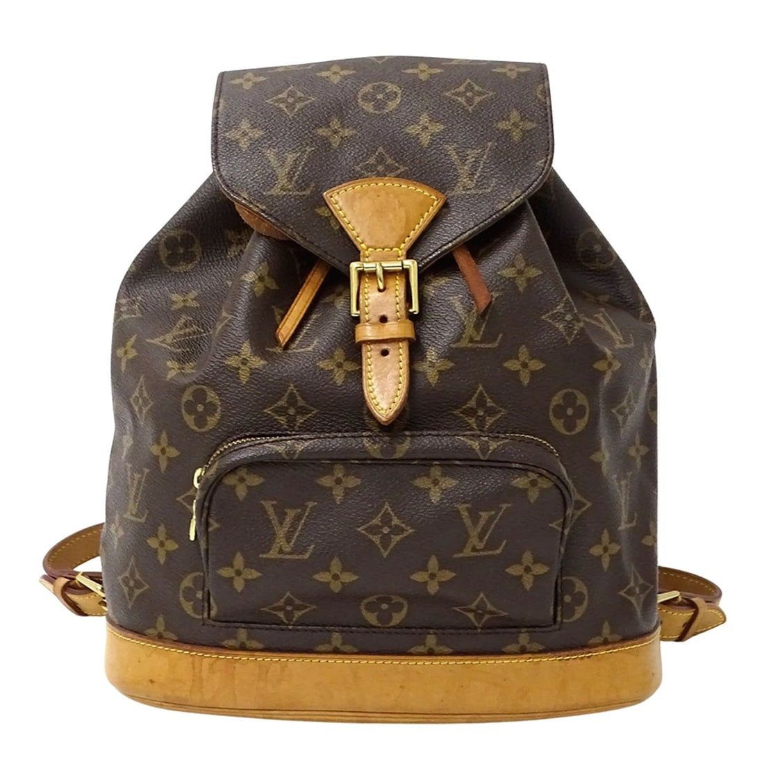 Louis Vuitton LOUIS VUITTON Monogram Handbag for Women and Men, Brand Backpack Montsouris MM M51136 (1 of 14)