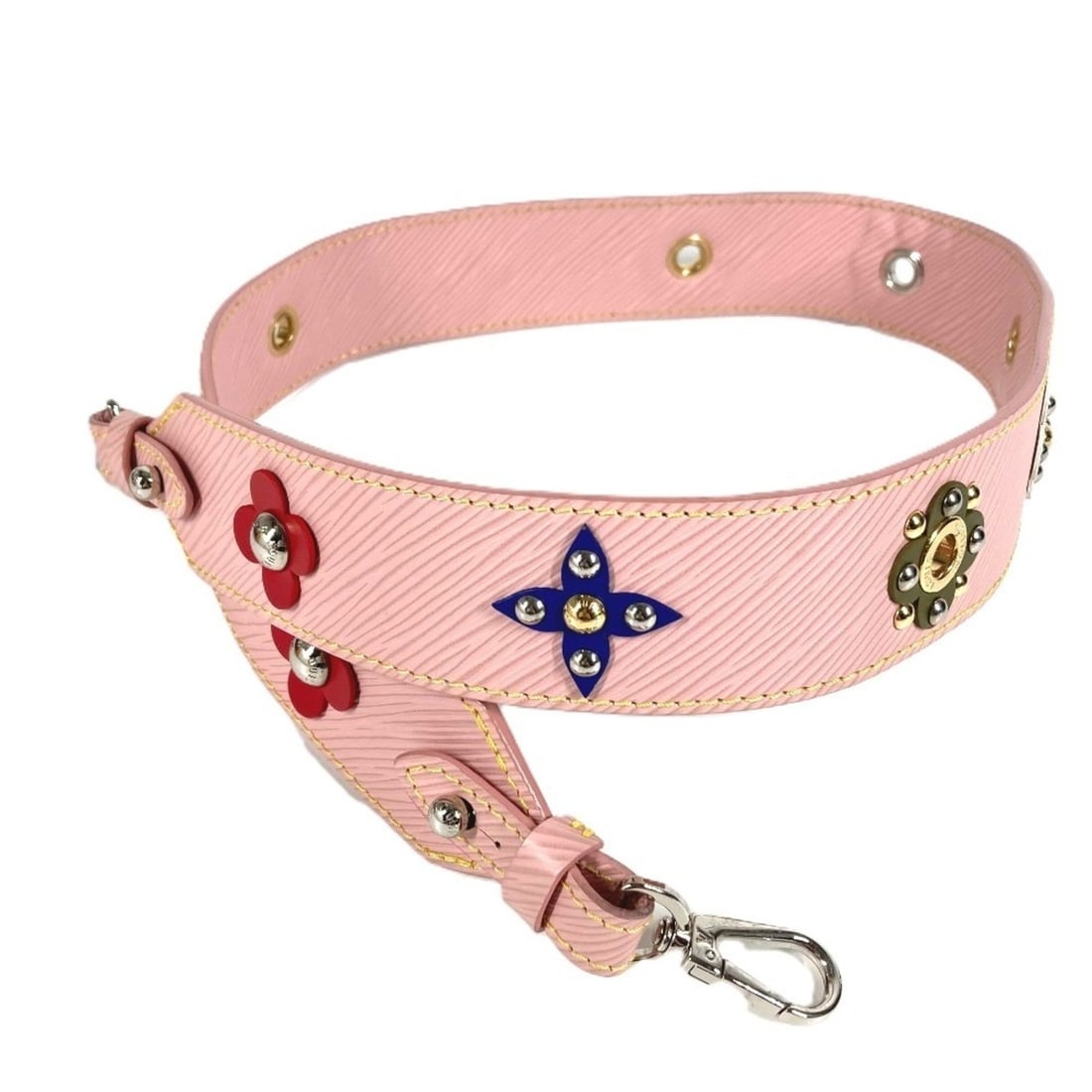 LOUIS VUITTON J02324 Epi Flower Motif Replacement Strap for Handbag, Shoulder Strap, Leather,: --- Catalog ---Category: DesignType: StrapColor: PinkGender: WomenMaterial: Epi leatherCategory: GeneralMPN: J02324Brand: Louis VuittonCountry of Origin: France--- Item List ---Section: ConditionRanki