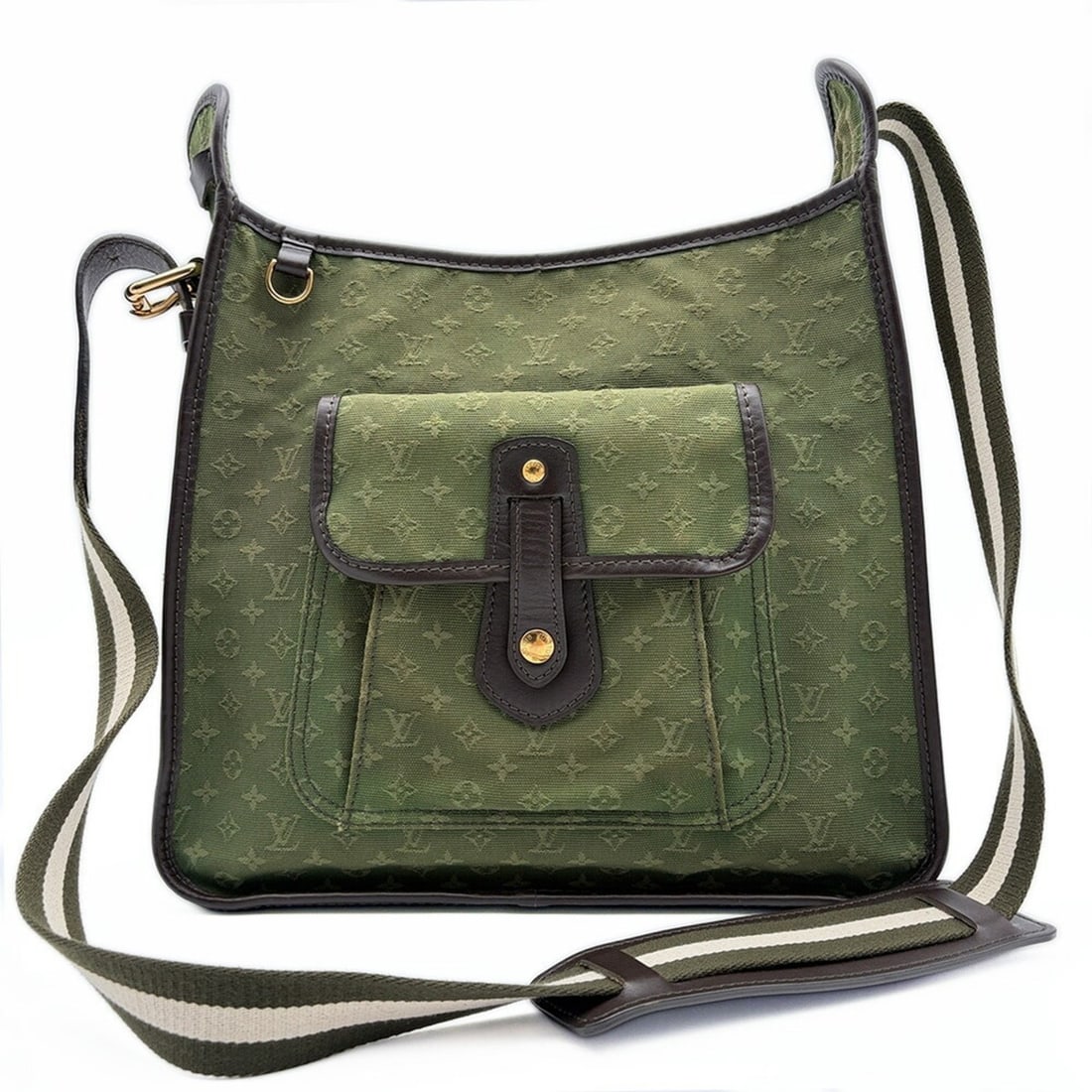 Louis Vuitton LOUIS VUITTON Shoulder Bag Buzas Marie Kate M92322 Monogram Mini Khaki A4: --- Catalog ---Category: SizeSize (HxWxD): 28cm x 30cm x 8.5cm / 11.02'' x 11.81'' x 3.34''Category: DesignType: Shoulder bagColor: KhakiGender: WomenMaterial: Monogram Mini Category: GeneralBrand: Lo