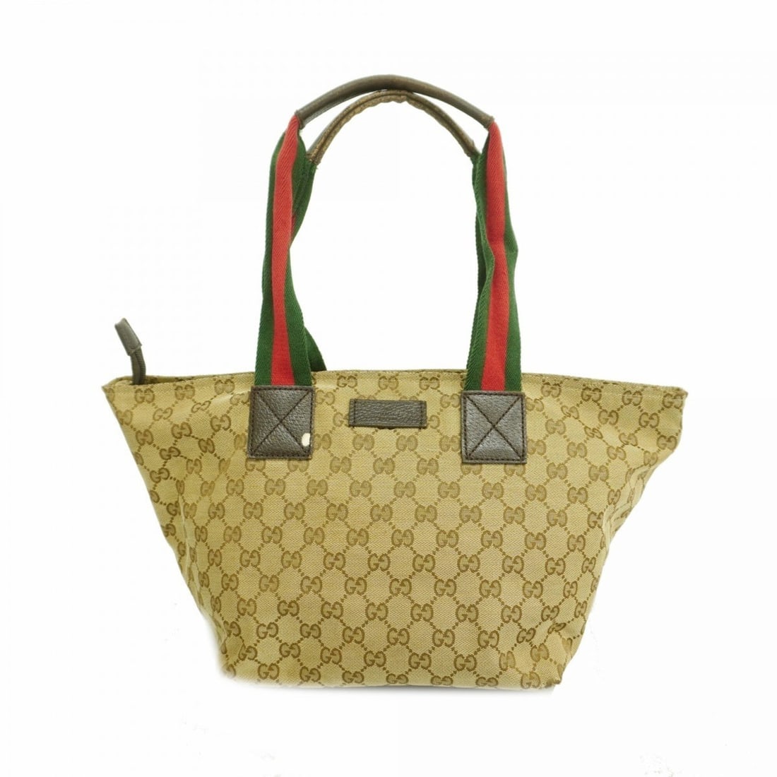 Gucci GG Canvas Sherry Line Tote Bag 131230 Beige Women's: --- Catalog ---Category: SizeSize (HxWxD): 24cm x 23.5cm x 18cm / 9.44'' x 9.25'' x 7.08''Category: DesignType: Tote bagColor: BeigeGender: WomenMaterial: Canvas Hardware Color: SilverCategory: Genera