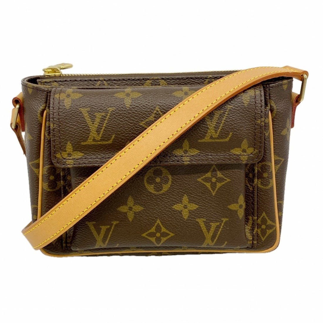 Louis Vuitton Monogram Vivacite PM Shoulder Bag M51165 Brown Women's: --- Catalog ---Category: SizeSize (HxWxD): 12.5cm x 18.5cm x 8cm / 4.92'' x 7.28'' x 3.14''Category: DesignType: Shoulder bagColor: BrownGender: WomenCategory: GeneralMPN: M51165Brand: Louis Vuitton--
