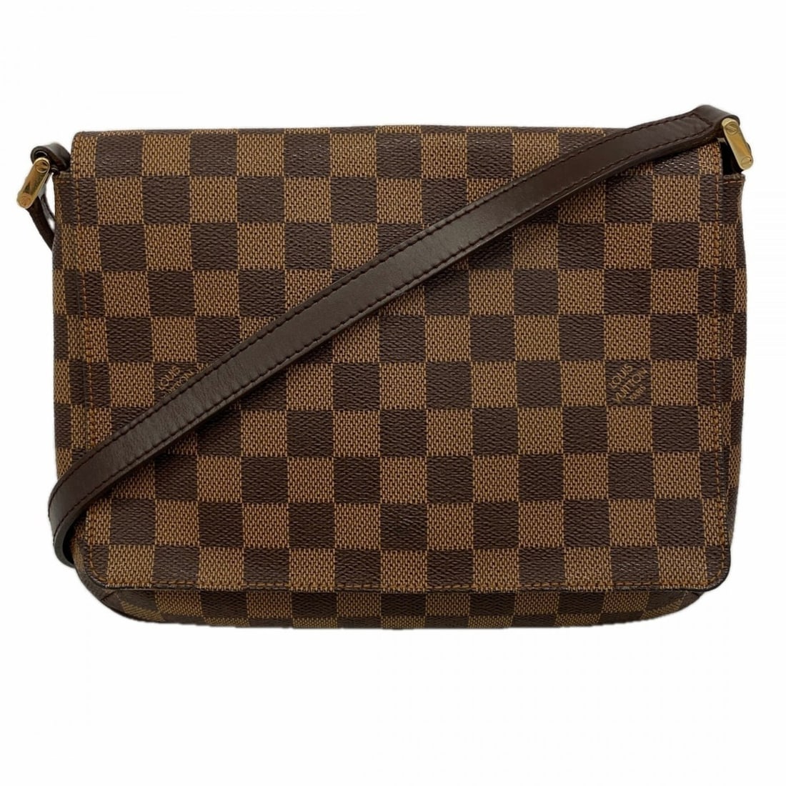 Louis Vuitton Damier Musette Tango Long Strap Shoulder Bag N51301 Ebene Women's (1 of 10)
