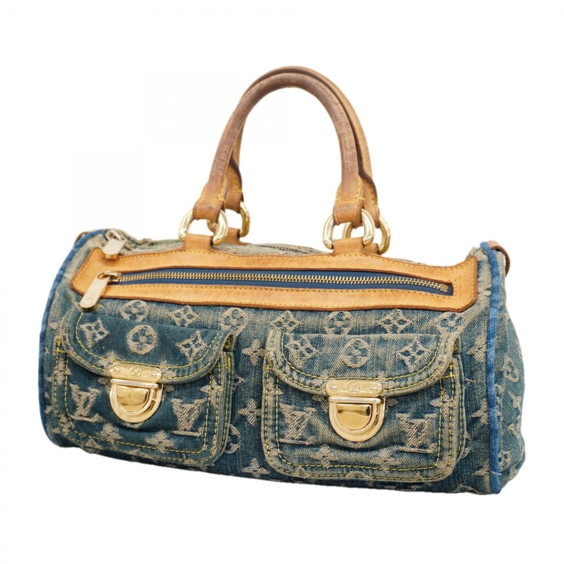 Louis Vuitton Monogram Denim Neo Speedy Handbag M95019 Blue Women's: --- Catalog ---Category: SizeSize (HxWxD): 18cm x 31cm x 16cm / 7.08'' x 12.2'' x 6.29''Category: DesignType: HandbagColor: BlueGender: WomenCategory: GeneralMPN: M95019Brand: Louis Vuitton--- Item Li