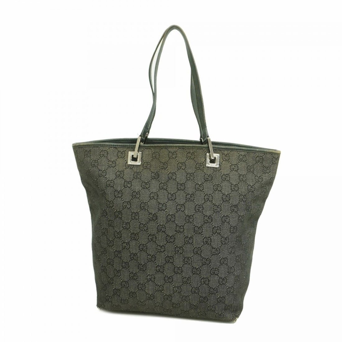 Gucci Tote Bag 31243 Denim Black Women's: --- Catalog ---Category: SizeSize (HxWxD): 30cm x 24cm x 11cm / 11.81'' x 9.44'' x 4.33''Category: DesignType: Tote bagColor: BlackGender: WomenMaterial: Denim Hardware Color: SilverCategory: GeneralM