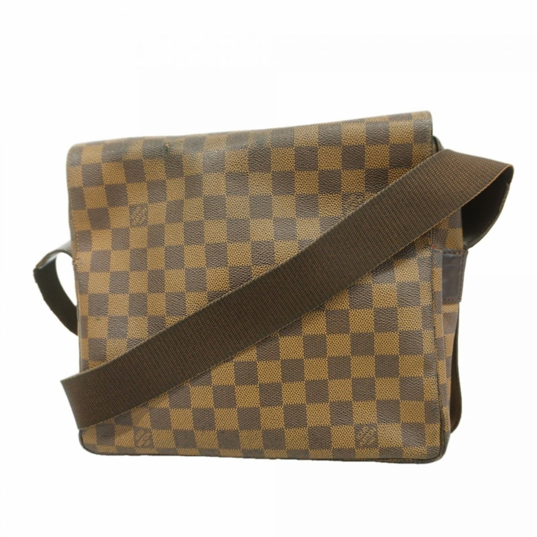 Louis Vuitton Damier Naviglio Shoulder Bag N45255 Ebene Women's: --- Catalog ---Category: SizeSize (HxWxD): 25cm x 27cm x 14.5cm / 9.84'' x 10.62'' x 5.7''Category: DesignType: Shoulder bagColor: EbeneGender: WomenCategory: GeneralMPN: N45255Brand: Louis Vuitton---