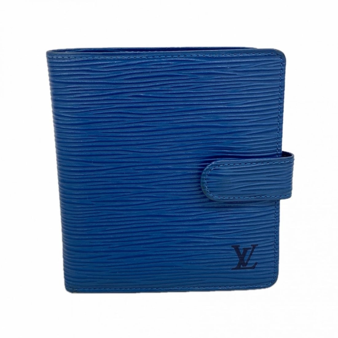 Louis Vuitton Epi Portefeuille Compact Wallet M63555 Toledo Blue Women's: --- Catalog ---Category: SizeSize (HxWxD): 12cm x 10.5cm x 1.5cm / 4.72'' x 4.13'' x 0.59''Category: DesignType: Wallet (bi-fold)Color: Toledo blueGender: WomenCategory: GeneralMPN: M63555Brand: Louis