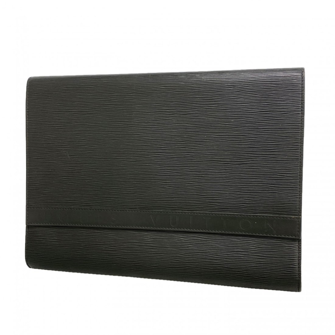 Louis Vuitton Epi Leather Clutch Bag, Pochette Enveloppe M52582, Noir (Women's): --- Catalog ---Category: SizeSize (HxWxD): 27cm x 35.5cm x 3cm / 10.62'' x 13.97'' x 1.18''Category: DesignType: Clutch bagColor: NoirGender: WomenCategory: GeneralMPN: M52582Brand: Louis Vuitton--- I