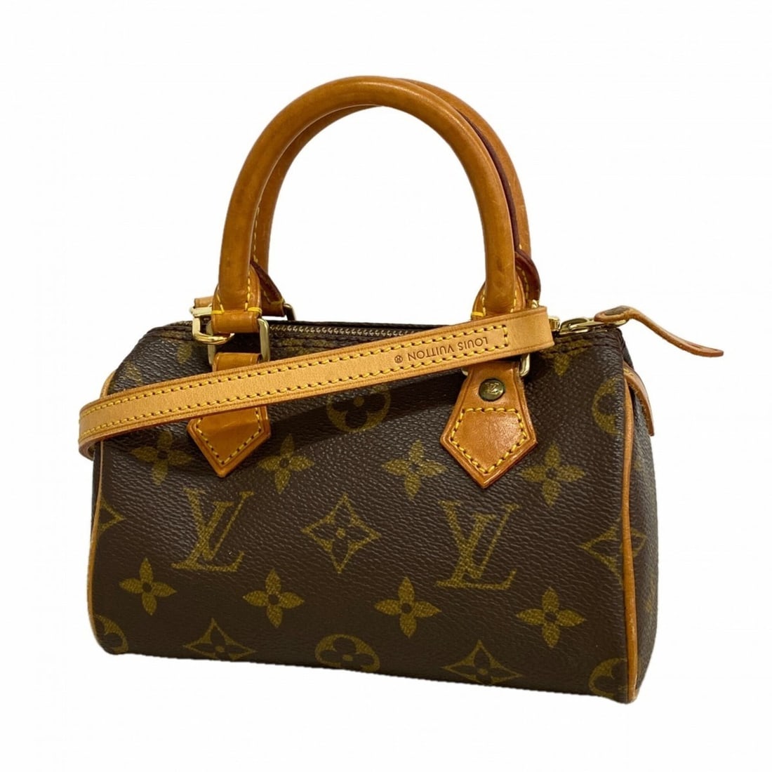 Louis Vuitton Monogram Mini Speedy Handbag M41534 Brown 2-way bag for women: --- Catalog ---Category: SizeSize (HxWxD): 10cm x 16.5cm x 8cm / 3.93'' x 6.49'' x 3.14''Category: DesignType: HandbagColor: BrownGender: WomenCategory: GeneralMPN: M41534Brand: Louis Vuitton--- Item 