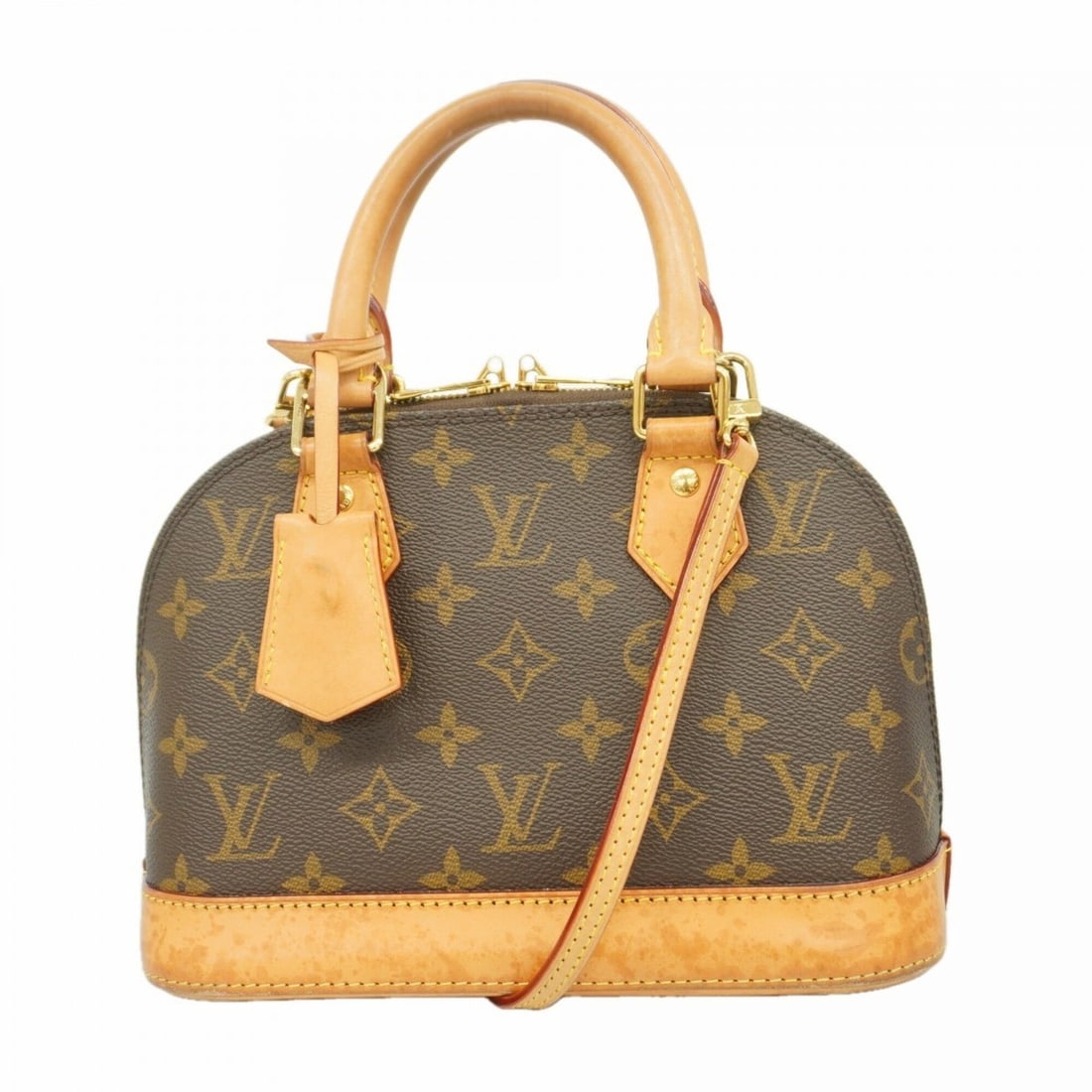Louis Vuitton Alma BB Monogram Handbag M53152 Brown 2-way bag for women: --- Catalog ---Category: SizeSize (HxWxD): 17cm x 23cm x 11.5cm / 6.69'' x 9.05'' x 4.52''Category: DesignType: HandbagColor: BrownGender: WomenCategory: GeneralMPN: M53152Brand: Louis Vuitton--- Item