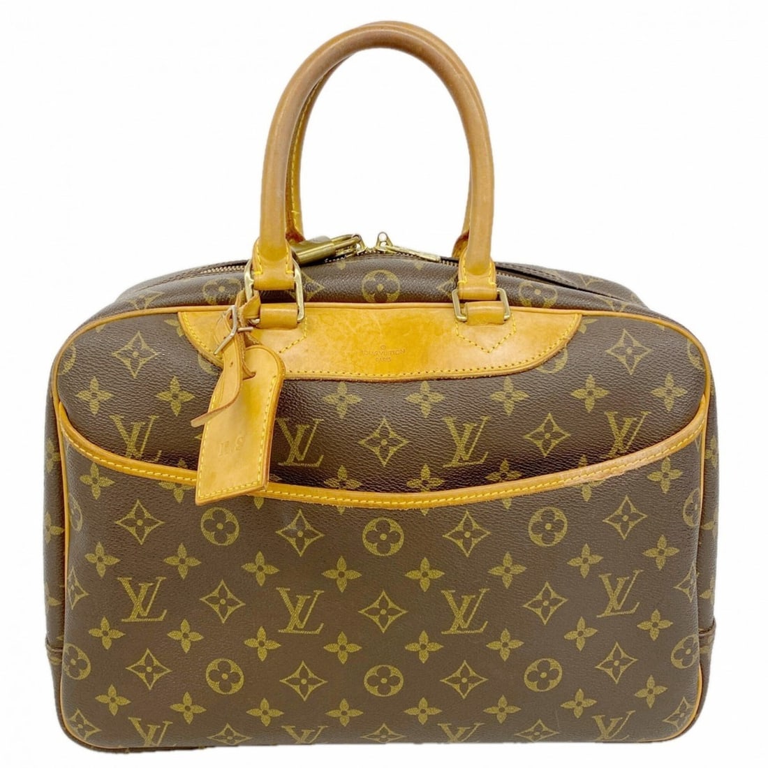 Louis Vuitton Monogram Deauville Handbag M47270 Brown Women's: --- Catalog ---Category: SizeSize (HxWxD): 26cm x 34cm x 13cm / 10.23'' x 13.38'' x 5.11''Category: DesignType: HandbagColor: BrownGender: WomenCategory: GeneralMPN: M47270Brand: Louis Vuitton--- Item