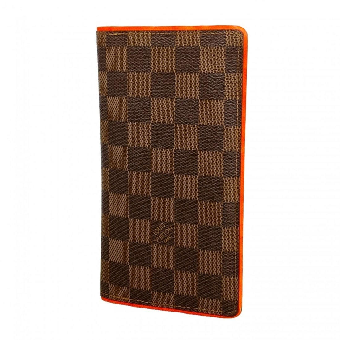 Louis Vuitton Damier Portefeuille Brazza Long Wallet N63155 Ebene Orange Men's: --- Catalog ---Category: SizeSize (HxWxD): 19.5cm x 10.5cm x 2cm / 7.67'' x 4.13'' x 0.78''Category: DesignType: Long wallet (bi-fold)Color: Ebene, LV OrangeGender: MenCategory: GeneralMPN: N63155Bran