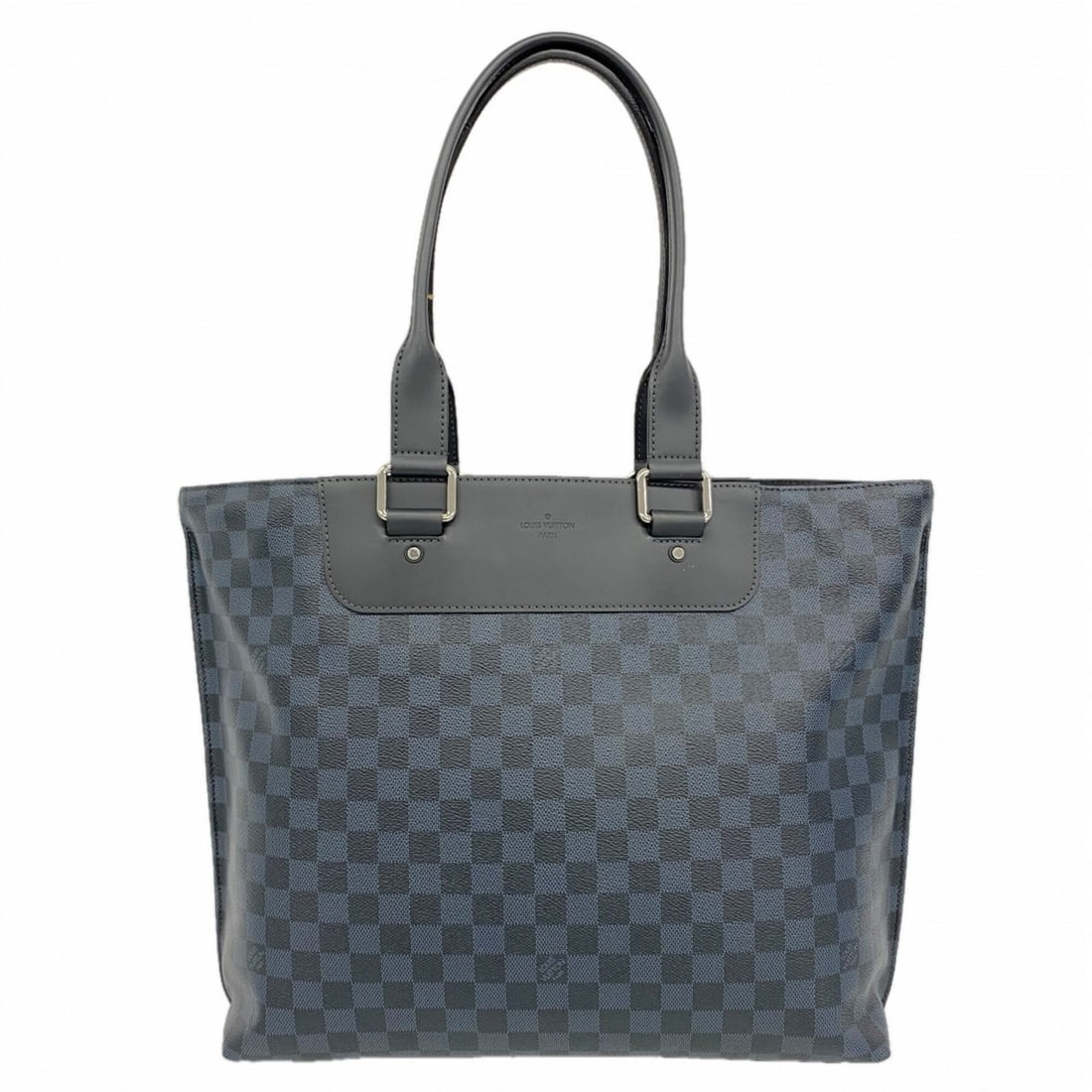 Louis Vuitton Damier Cobalt Cabas Voyage Tote Bag N41397 Black Navy Men's: --- Catalog ---Category: SizeSize (HxWxD): 34.5cm x 37cm x 11cm / 13.58'' x 14.56'' x 4.33''Category: DesignType: Tote bagColor: Black, NavyGender: MenCategory: GeneralMPN: N41397Brand: Louis Vuitton-