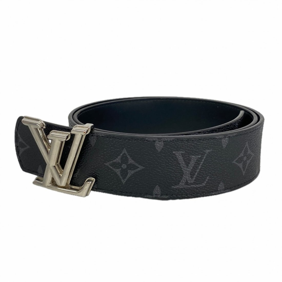 Louis Vuitton Monogram Eclipse LV Dimension 40mm Reversible Belt M8846 Black Men's (1 of 6)