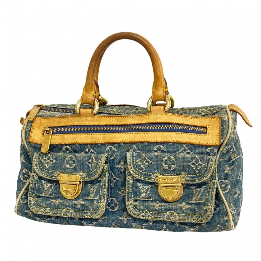 Louis Vuitton Monogram Denim Neo Speedy Handbag M95019 Blue Women's: --- Catalog ---Category: SizeSize (HxWxD): 17cm x 30.5cm x 15cm / 6.69'' x 12'' x 5.9''Category: DesignType: HandbagColor: BlueGender: WomenCategory: GeneralMPN: M95019Brand: Louis Vuitton--- Item Lis