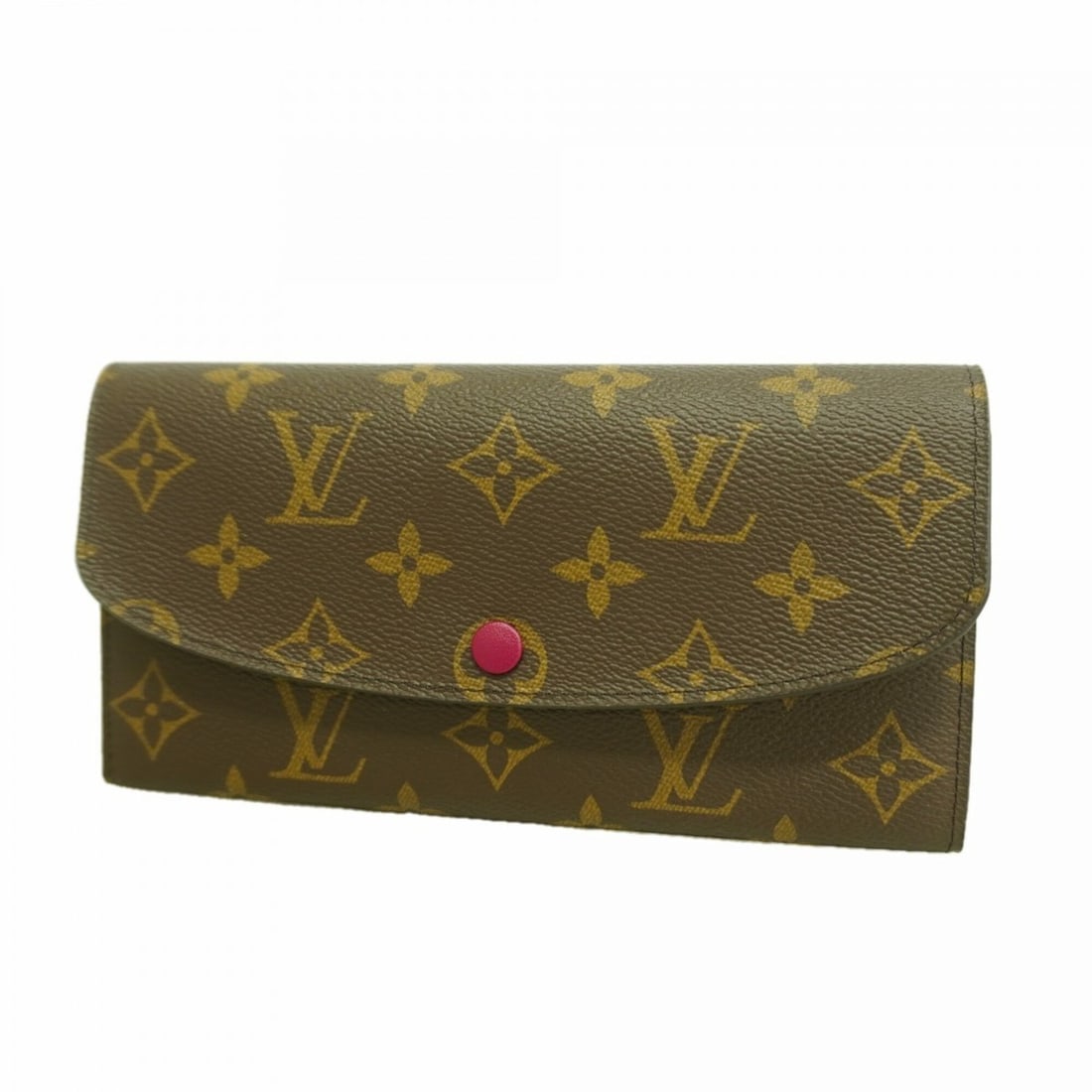 Louis Vuitton Monogram Portefeuille Emilie Long Wallet M60697 Brown Fuchsia Women's: --- Catalog ---Category: SizeSize (HxWxD): 10cm x 19cm x 2.5cm / 3.93'' x 7.48'' x 0.98''Category: DesignType: Long wallet (bi-fold)Color: Brown, FuchsiaGender: WomenCategory: GeneralMPN: M60697Brand: