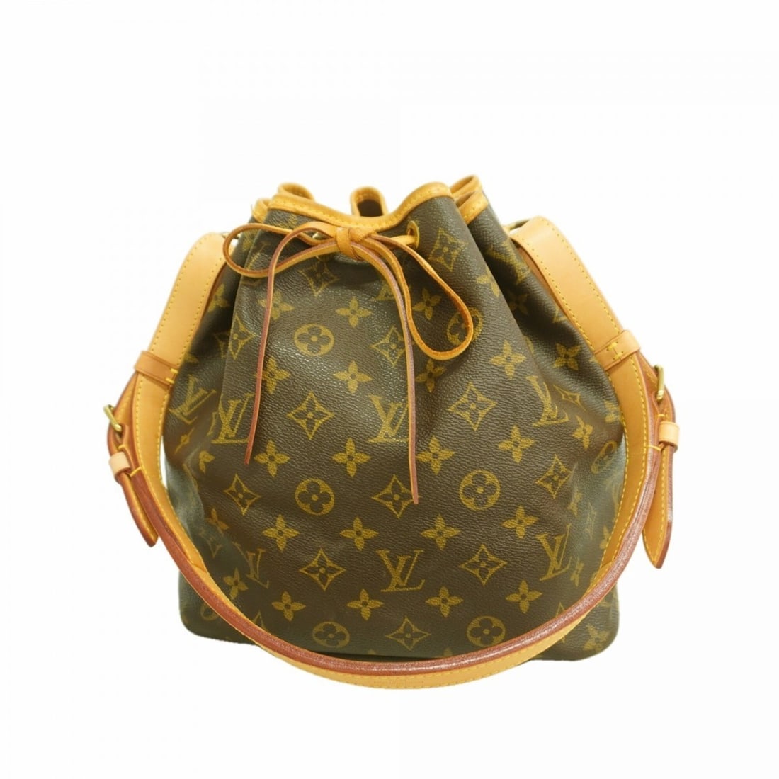 Louis Vuitton Monogram Petit Noé Shoulder Bag M42226 Brown Women's: --- Catalog ---Category: SizeSize (HxWxD): 26cm x 24cm x 18cm / 10.23'' x 9.44'' x 7.08''Category: DesignType: Shoulder bagColor: BrownGender: WomenCategory: GeneralMPN: M42226Brand: Louis Vuitton--- 