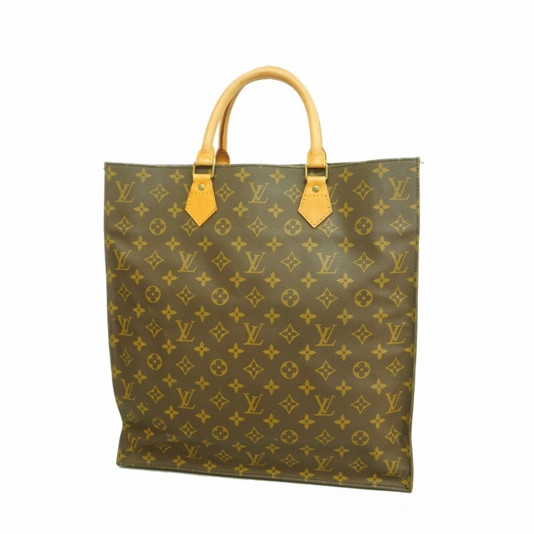 Louis Vuitton Monogram Sac Plat Tote Bag M51140 Brown Women's: --- Catalog ---Category: SizeSize (HxWxD): 38cm x 36cm x 10cm / 14.96'' x 14.17'' x 3.93''Category: DesignType: Tote bagColor: BrownGender: WomenCategory: GeneralMPN: M51140Brand: Louis Vuitton--- Ite