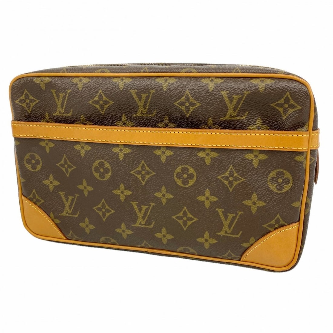 Louis Vuitton Monogram Compiegne 28 Clutch Bag M51845 Brown Men's: --- Catalog ---Category: SizeSize (HxWxD): 17.5cm x 28cm x 7cm / 6.88'' x 11.02'' x 2.75''Category: DesignType: Clutch bagColor: BrownGender: MenCategory: GeneralMPN: M51845Brand: Louis Vuitton--- Ite