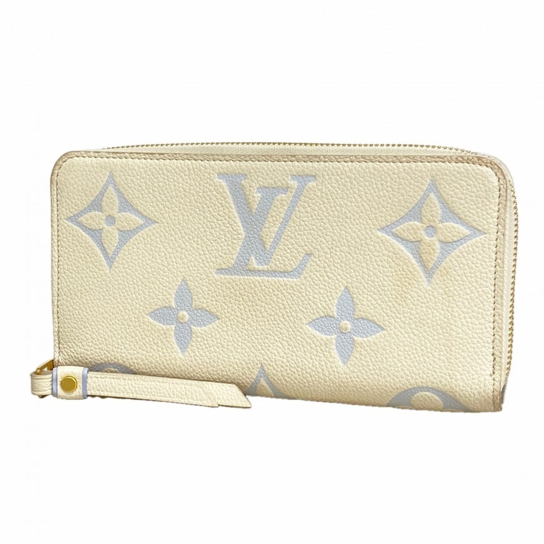 Louis Vuitton Monogram Empreinte Bicolor Zippy Wallet M83308 Latte White Candy Blue Women's Long: --- Catalog ---Category: SizeSize (HxWxD): 11cm x 19.5cm x 2.5cm / 4.33'' x 7.67'' x 0.98''Category: DesignType: Long wallet (bi-fold)Color: WhiteGender: WomenCategory: GeneralMPN: M83308Brand: Louis 