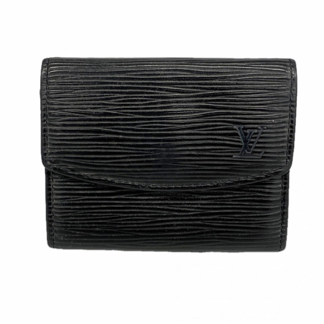 Louis Vuitton Epi Portemonnaie Simple Wallet/Coin Case M63412 Noir (Men's/Women's): --- Catalog ---Category: SizeSize (HxWxD): 8cm x 10cm x 1cm / 3.14'' x 3.93'' x 0.39''Category: DesignType: Coin purse/coin caseColor: NoirGender: Men,WomenCategory: GeneralMPN: M63412Brand: Louis Vui