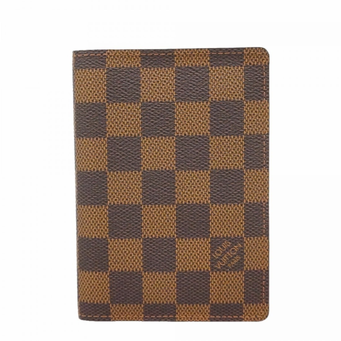 Louis Vuitton Passport Case/Business Card Holder, Damier Couverture N60189, Ebene, Men's/Women's.: --- Catalog ---Category: DesignType: Passport coverColor: EbeneGender: Men,WomenCategory: GeneralMPN: N60189Brand: Louis VuittonCategory: Physical PropertiesSize (HxWxD): 13.5cm x 10cm x 1cm / 5.31'' 