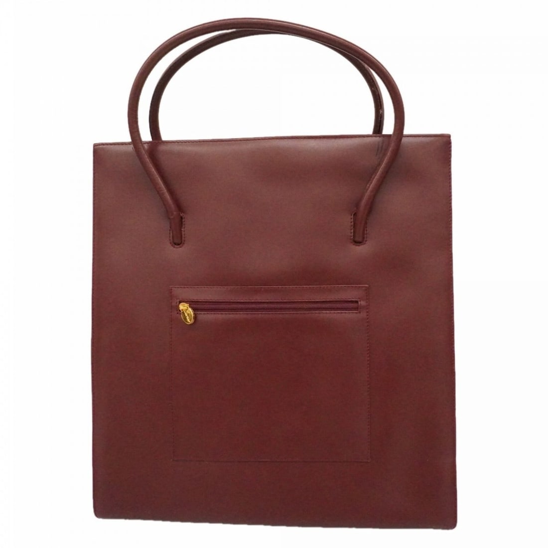 Cartier Must Tote Bag, Leather, Bordeaux, Women's: --- Catalog ---Category: SizeSize (HxWxD): 37.5cm x 35cm x 13.5cm / 14.76'' x 13.77'' x 5.31''Category: DesignType: Tote bagColor: BordeauxGender: WomenMaterial: Leather Hardware Color: GoldCategory: 