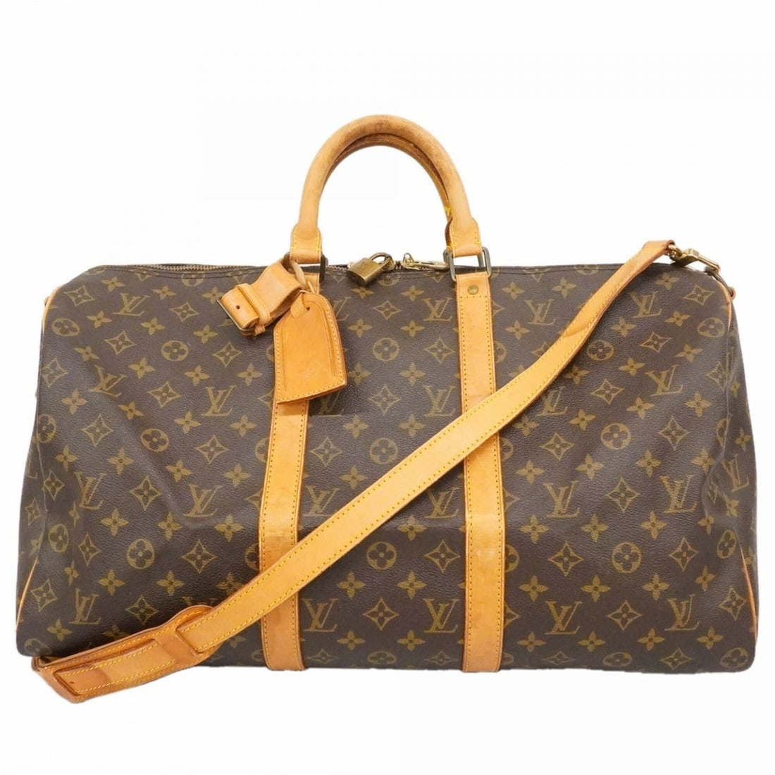 Louis Vuitton Bag - Boston Monogram Keepall Bandoulière 50 M41416 Brown Women's: --- Catalog ---Category: SizeSize (HxWxD): 29cm x 50cm x 23cm / 11.41'' x 19.68'' x 9.05''Category: DesignType: Boston bagColor: BrownGender: WomenCategory: GeneralMPN: M41416Brand: Louis Vuitton--- I