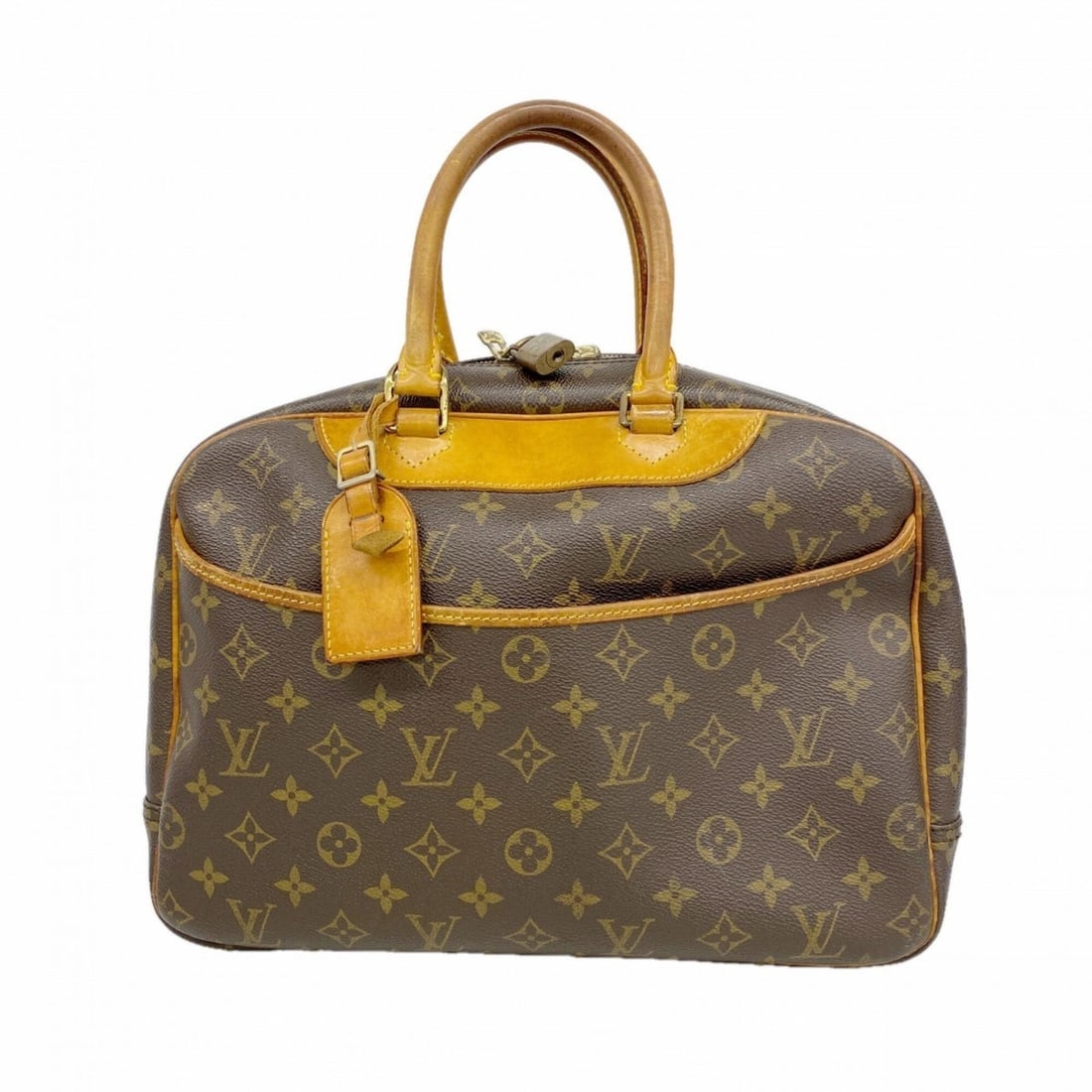Louis Vuitton Monogram Deauville Handbag M47270 Brown Women's: --- Catalog ---Category: SizeSize (HxWxD): 26.5cm x 34.5cm x 14cm / 10.43'' x 13.58'' x 5.51''Category: DesignType: HandbagColor: BrownGender: WomenCategory: GeneralMPN: M47270Brand: Louis Vuitton--- 