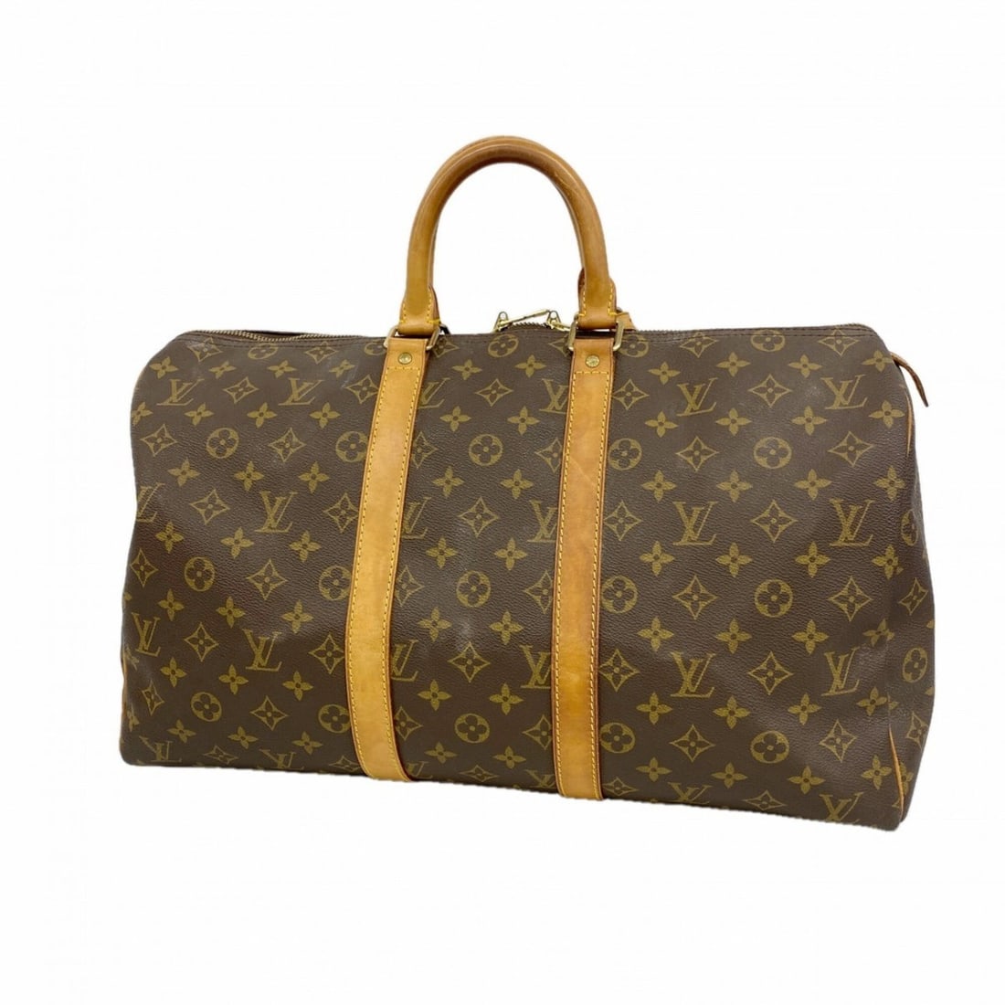 Louis Vuitton Bags - Boston Monogram Keepall 45 M41428 Brown Men's & Women's: --- Catalog ---Category: SizeSize (HxWxD): 27cm x 46.5cm x 20.5cm / 10.62'' x 18.3'' x 8.07''Category: DesignType: Boston bagColor: BrownGender: Men,WomenCategory: GeneralMPN: M41428Brand: Louis Vuitt