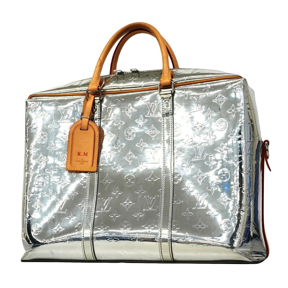 Louis Vuitton Monogram Mirror Neo PDV Handbag M58755 Silver Women's: --- Catalog ---Category: SizeSize (HxWxD): 30cm x 40.5cm x 11cm / 11.81'' x 15.94'' x 4.33''Category: DesignType: HandbagColor: SilverGender: WomenCategory: GeneralMPN: M58755Brand: Louis Vuitton--- I