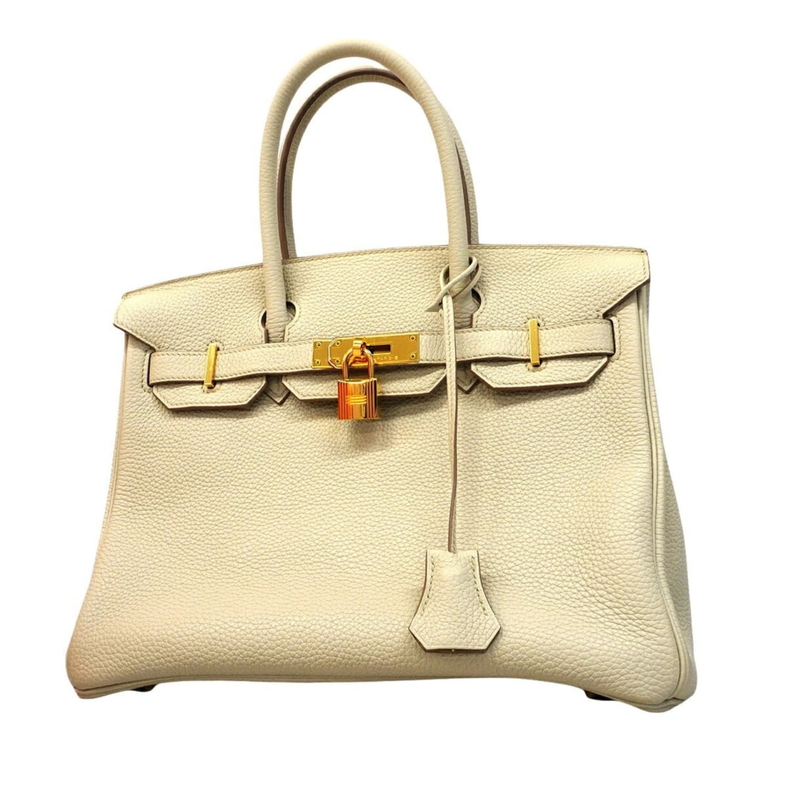 Hermes Birkin 30 handbag, Taurillon Clemence leather, C stamp, women's. (1 of 12)