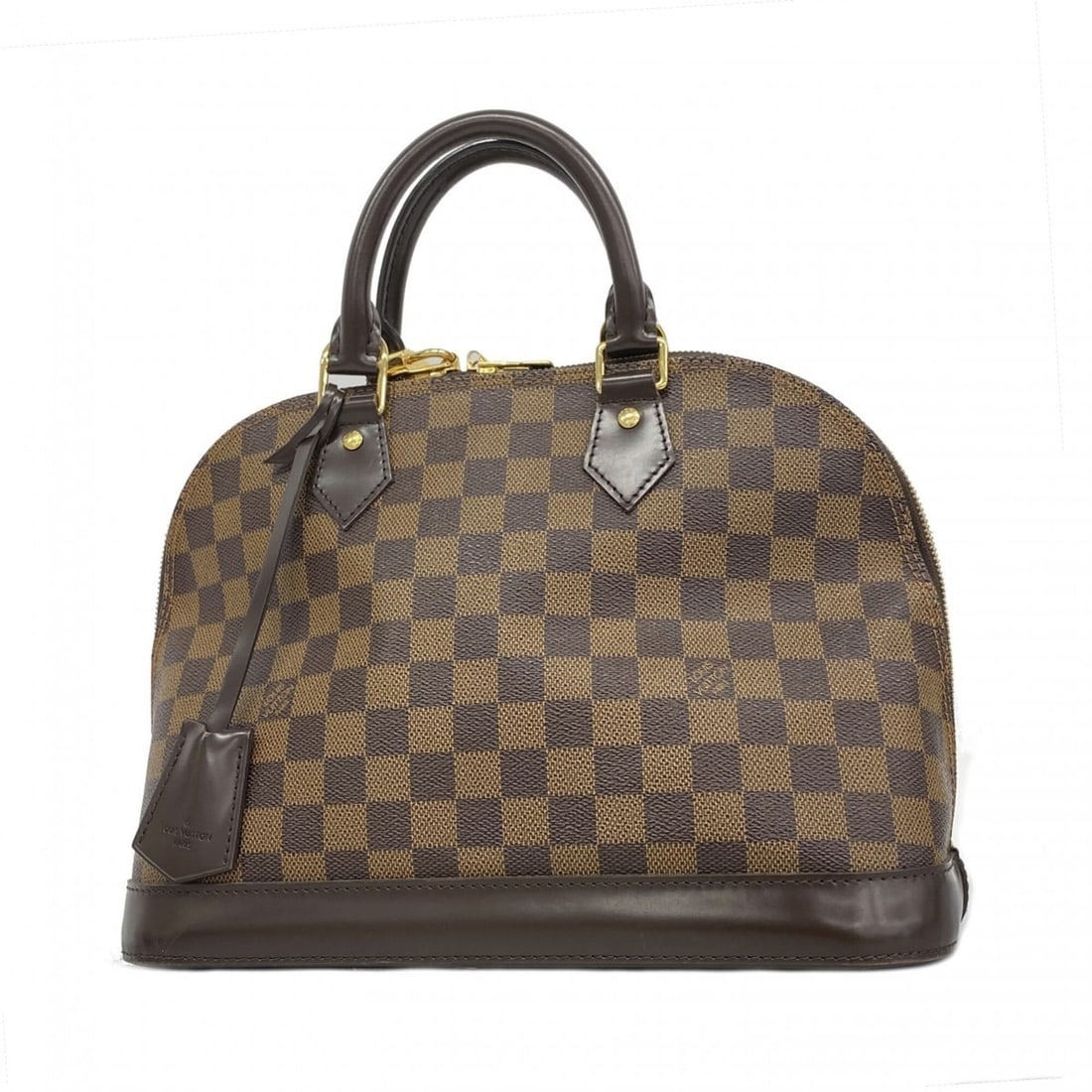 Louis Vuitton Damier Alma Handbag N53151 Ebene Women's: --- Catalog ---Category: SizeSize (HxWxD): 23cm x 31cm x 15cm / 9.05'' x 12.2'' x 5.9''Category: DesignType: HandbagColor: EbeneGender: WomenCategory: GeneralMPN: N53151Brand: Louis Vuitton--- Item Li