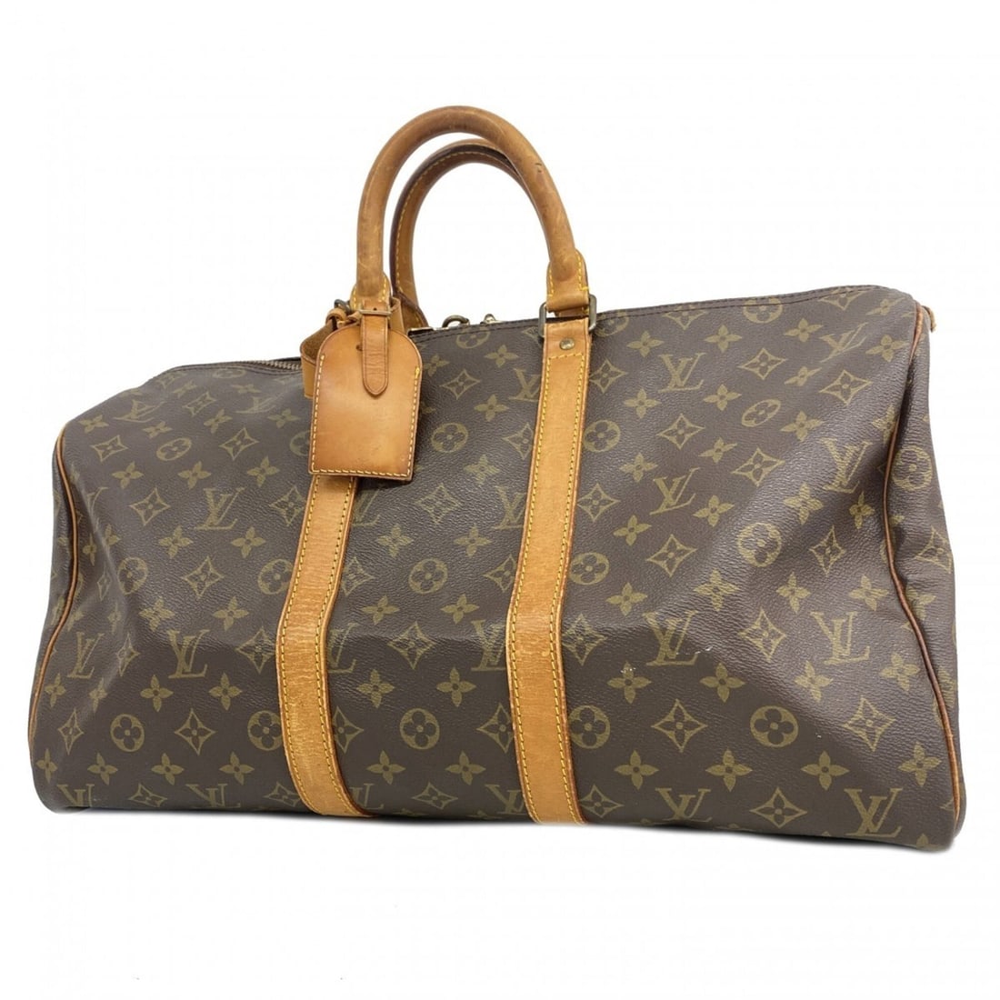 Louis Vuitton Monogram Keepall 45 Handbag M41428 Brown Women's (1 of 11)