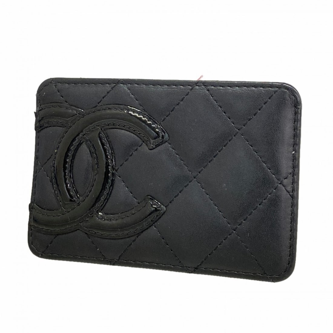 Chanel Cambon Lambskin Business Card Holder/Card Case, Black, for Women: --- Catalog ---Category: DesignType: Card caseColor: BlackGender: WomenMaterial: Leather Leather/Fur Type: LambskinCategory: GeneralBrand: ChanelCategory: Physical PropertiesSize (HxWxD): 7.5cm x 11cm