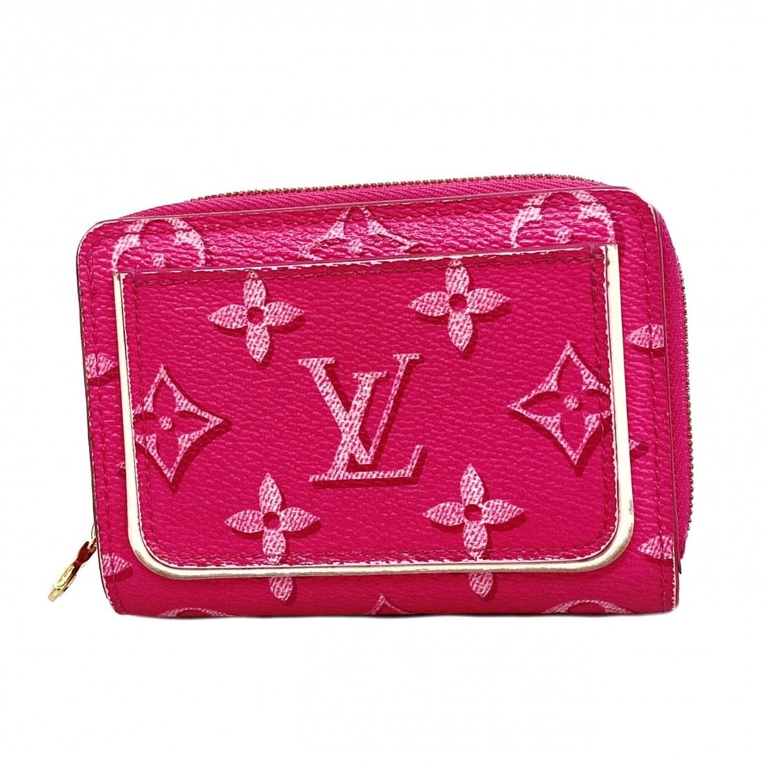 Louis Vuitton Monogram Fall For You Portefeuille Lou Wallet M81472 Fuchsia Women's: --- Catalog ---Category: SizeSize (HxWxD): 9cm x 11.5cm x 3cm / 3.54'' x 4.52'' x 1.18''Category: DesignType: Wallet (bi-fold)Color: FuchsiaGender: WomenCategory: GeneralMPN: M81472Brand: Louis Vuitto