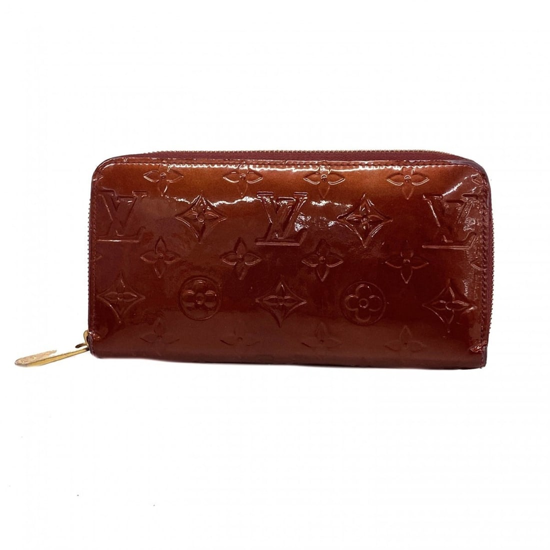 Louis Vuitton Vernis Zippy Wallet M91536 Rouge Fauviste (Women's) (1 of 9)