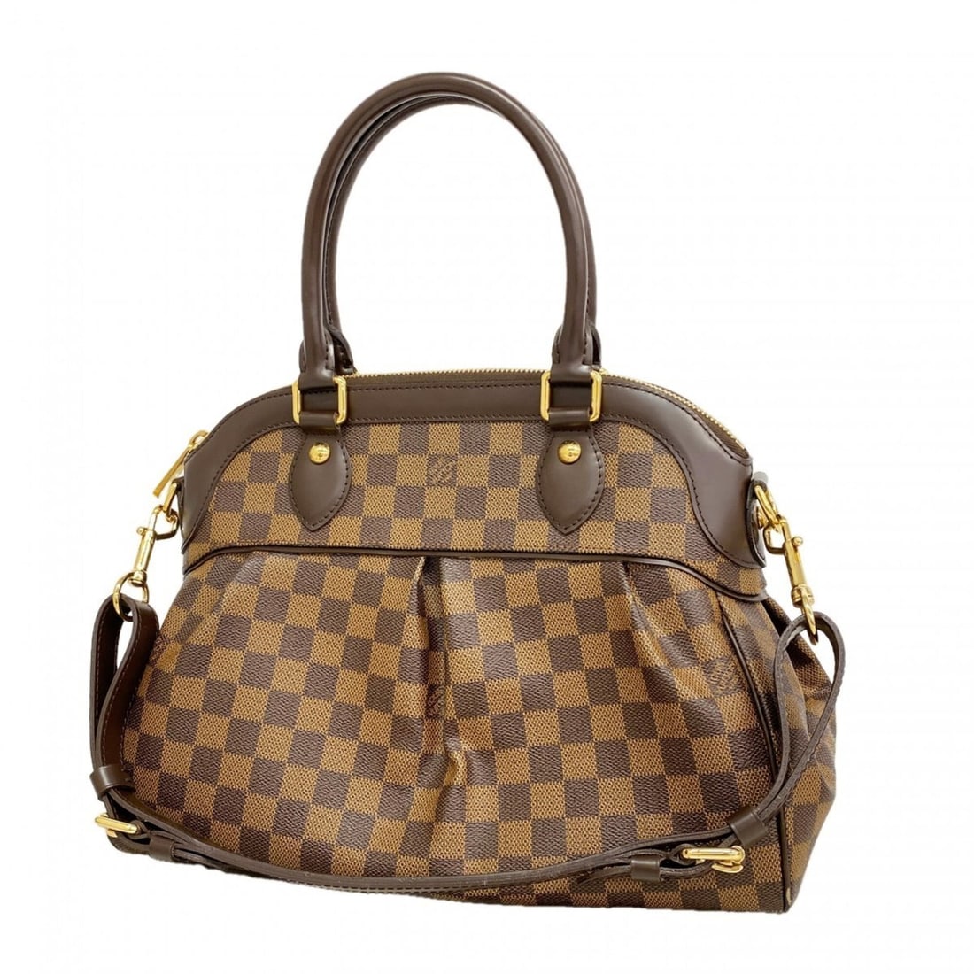 Louis Vuitton Damier Trevi PM Handbag N51997 Ebene 2-way bag for women: --- Catalog ---Category: SizeSize (HxWxD): 25cm x 34cm x 14cm / 9.84'' x 13.38'' x 5.51''Category: DesignType: HandbagColor: EbeneGender: WomenCategory: GeneralMPN: N51997Brand: Louis Vuitton--- Item 