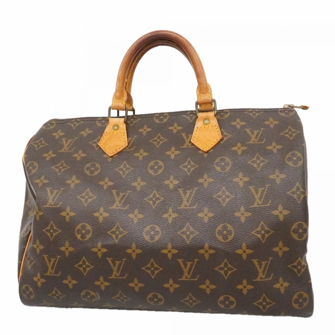 Louis Vuitton Monogram Speedy 35 Handbag M41107 Brown Women's (1 of 16)